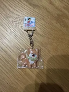 和柄 ボンボンドロップキーチャーム 柴犬 クーリア
