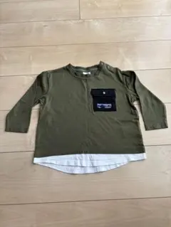OUTDOOR PRODUCTS 長袖カットソー カーキ 100