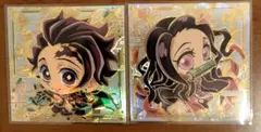【美品】鬼滅の刃ウエハースシール 極レアセット 炭治郎、禰豆子、煉獄