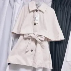 【新品タグ付き】ems ベージュ ポンチョ ベストコート