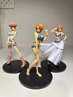 16日まで限定セール‼️ ワンピース ナミ ビキニ フィギュア 3体セット