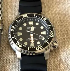 シチズンエコドライブ　プロマスターダイバー　極美品　ラグ幅20mmのサムネイル