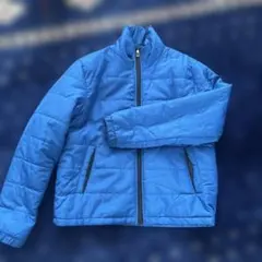 本日限定大幅値下げ☆美品！青色 キルティング ダウンジャケット