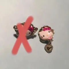 キティちゃん　子供用イヤリング(片方)
