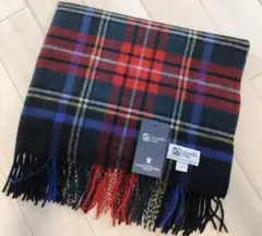 ジョンストンズ　カシミア100%マフラー　大判　厚手　ストール
