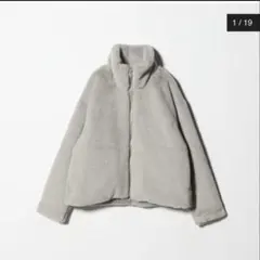 コンパクトサイズフリースブルゾン ミラオーウェン グレー - メルカリ