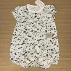 m*2様 キムラタン Lily ivory 花柄 ロンパース 80cm 新品のサムネイル