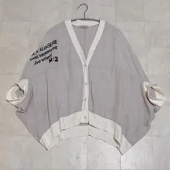 BLANC basque リネンガーゼ羽織り カーディガン ドルマンスリーブのサムネイル