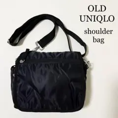 OLD UNIQLO オールドユニクロ スクエア ショルダーバッグ ブラック 黒