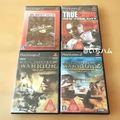 BLACK、フルスペクトラムウォリアー2等　PS2ソフト4本セット