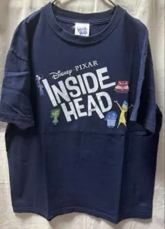 ディズニー　ピクサー　インサイドヘッド　集合　tシャツ　ブラック　y2k