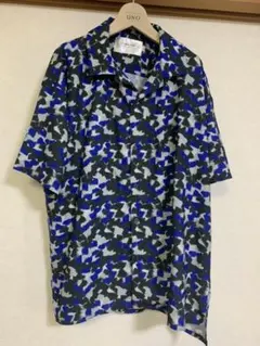 CASPER JOHN YARD PLUS 幾何学オープンカラーシャツ