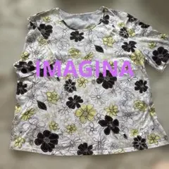 IMAGINA 花柄カットソー綿１００%のサムネイル