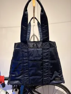 (ほぼ未使用)ヘッドポーター タンカートートバッグ ネイビー