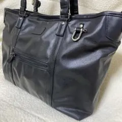 森野帆布　モリノハンプ　2way トートバッグ　ショルダーバッグ　ブラックのサムネイル