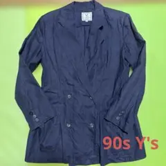 90年代ビンテージ！！y's ダブルジャケット　リネンのサムネイル