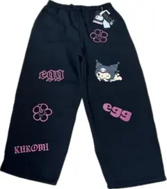 KUROMI ジョガーパンツ 黒色 4L