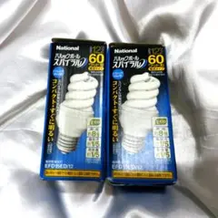 パナソニック National パルックボールスパイラル 60w 昼光色