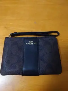 COACH ダークブラウン　リストレット
