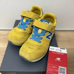 New Balance 373キッズシューズ イエロー/ブルー18cm