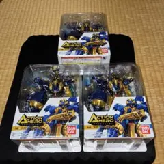 アクションヒーロー デガソードレッド ブルー イエロー　フィギュアセット アクションヒーロー デガソードレッド ブルー イエロー フィギュア