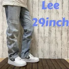 Lee リー　RIDERS ダメージデニム　レディース29inch ライトブルー