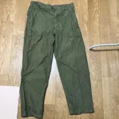 CIOTA スビンコットンバックサテンベイカーパンツ(KHAKI)