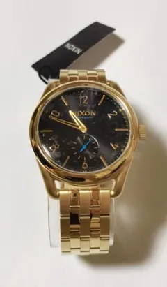 M447❀希少レア ニクソン 腕時計 ゴールド レクタンギュラー 3針