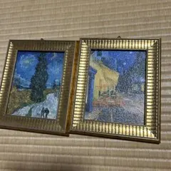 大ゴッホ展 夜のカフェテラス 複製画 ミニフレーム - メルカリ