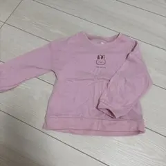 うさぎプリント 長袖Tシャツ 100cmのサムネイル