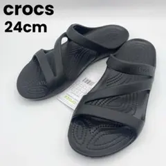 新品 crocs クロックス カディ 2.0 サンダル ブラック 24cm W8
