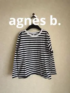 agni's b. アニエスベー ストライプ 長袖Tシャツ T1 - メルカリ