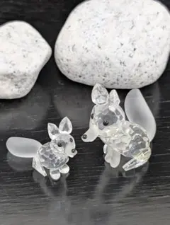 最高峰の癒し✨虹入り 天然水晶 うさぎ 彫刻 置物 アイリスクォーツ
