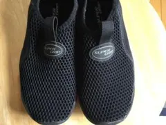 SUPER GRIP メッシュスリッポンシューズ ブラック　20cm