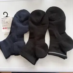 UNIQLO スポーツショートソックス 3足組 24-26cm パイルラインのサムネイル