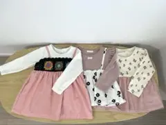 ロンT女の子 長袖 90 まとめ 3枚セット お着替え