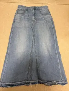 GU デニムロングスカート Mサイズのサムネイル
