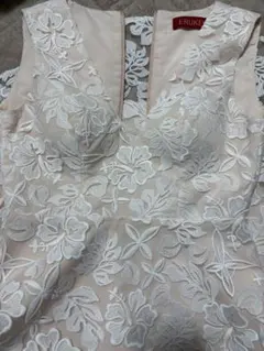 本日発送‼️ERUKEI 刺繍入りベージュドレス