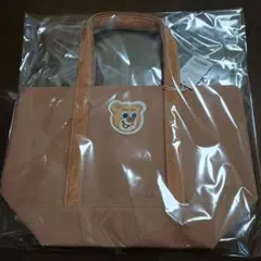 さ*か様 オールドテディ　ワッペントートバッグ　小　ベージュ　ラブラリーバイフェ
