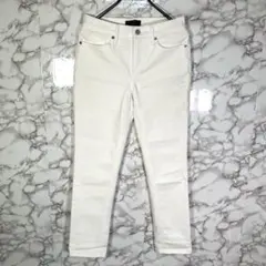 バナナリパブリック　（26/2）　ホワイトスキニーデニムジーンズ