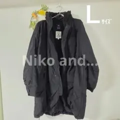 【大人気モンスターブルゾン✨】ニコアンド Ｌ ブラック ビッグシルエット 訳あり