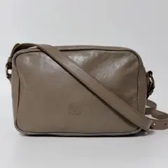【人気カラー】イルビゾンテ　カメラバッグ　ショルダーバッグ　グレージュ　レザー