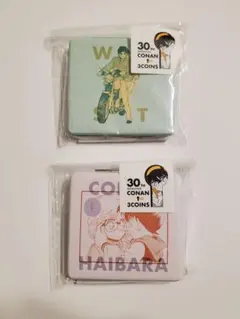 3coins スリコ　名探偵コナン　コンパクトミラー2点セット