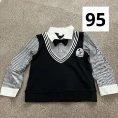 【美品】ディズニー　ミッキーマウス　トップス　ブラウス 95 フォーマル 入園式