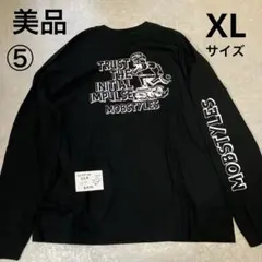 【美品】MOBSTYLES 、長袖 ロンT、ブラック、XL、⑤