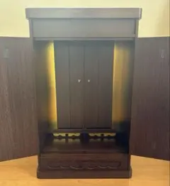 ☆木製 仏壇 本体 仏具2点毛ばたき付き - メルカリ