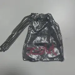 【最終セール】3月まで エックスガール ミニバッグ シルバー