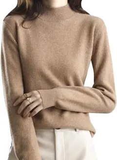 カットソー 長袖 レディース ハイネック