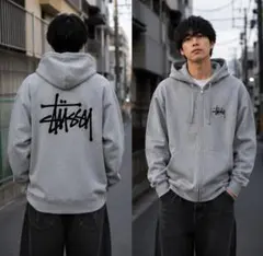 2026年最新】stussy パーカー グレーの人気アイテム - メルカリ