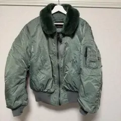 90s ALPHA B-15D USA 50s 復刻 フライトジャケット XL